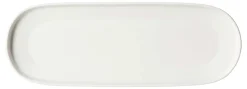 New Platte Kelly | 30,5 x 11 cm | weiss | oval Platte
