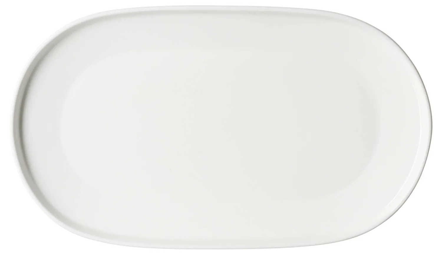 Online Platte Kelly | 28,5 x 16,5 cm | weiss | oval Platte