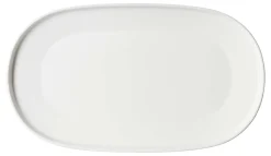 New Platte Kelly | 33 x 19 cm | weiss | oval Platte