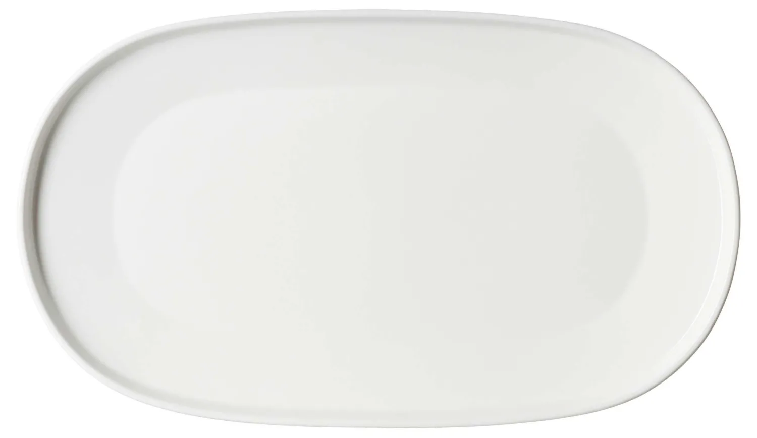 New Platte Kelly | 33 x 19 cm | weiss | oval Platte