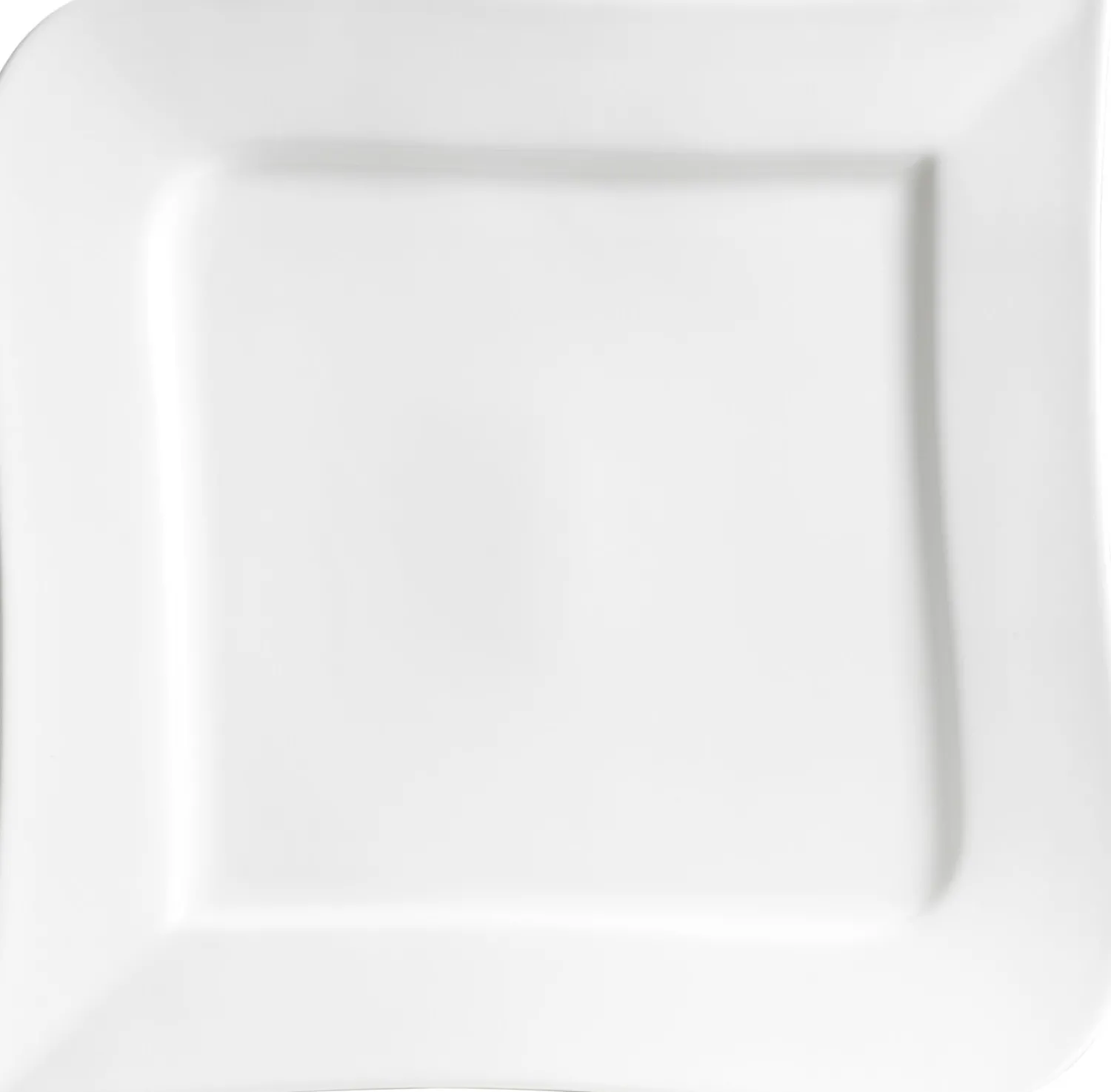 Clearance Platte Melodie | 33 x 33 cm | weiss | rechteckig Platte