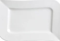 Platte Melodie | 31 x 21 cm | weiss | rechteckig Platte