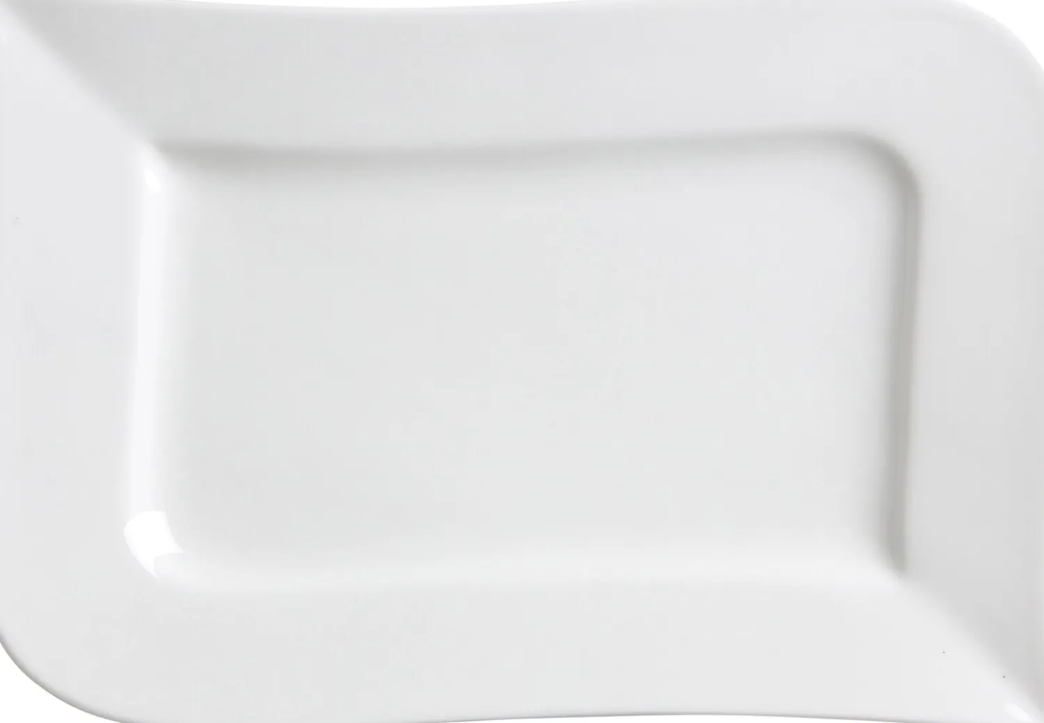 Platte Melodie | 31 x 21 cm | weiss | rechteckig Platte