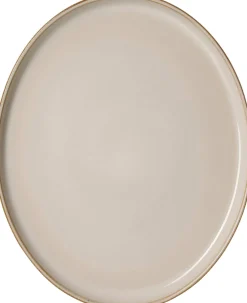Discount Platte Olivia | 29,5 x 25 cm | beige | oval Platte