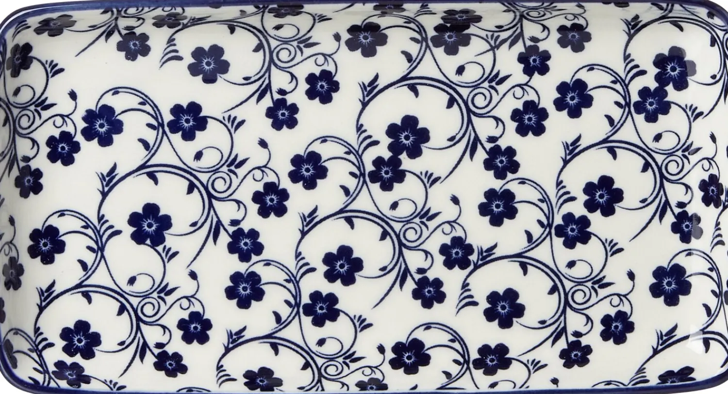 Hot Platte Royal Sakura | 20 x 11 cm | blau | rechteckig Platte