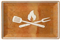 Best Platte Rusty | 30 x 20 cm | braun | rechteckig Platte