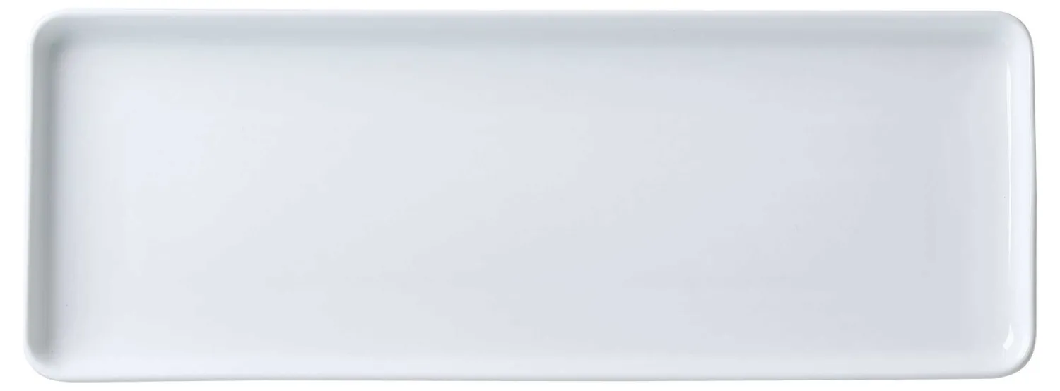 Clearance Platte Skagen | 30,5 x 11,5 cm | weiss | rechteckig Platte