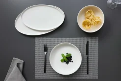 Outlet Platte Skagen | 30 x 17,5 cm | weiss | oval Platte