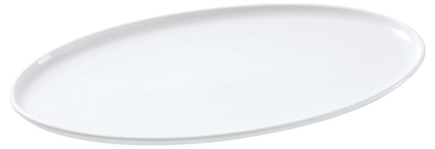 Outlet Platte Skagen | 30 x 17,5 cm | weiss | oval Platte