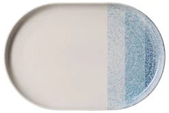 Discount Platte Trio | 30 x 20 cm | blau | oval Platte