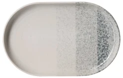 Outlet Platte Trio | 20 x 13 cm | grau | oval Platte