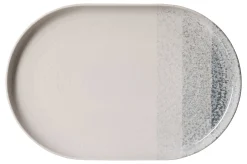 Online Platte Trio | 30 x 20 cm | grau | oval Platte