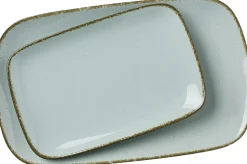 Sale Platten-Set Casa | 2-teilig | blau | rechteckig Platte