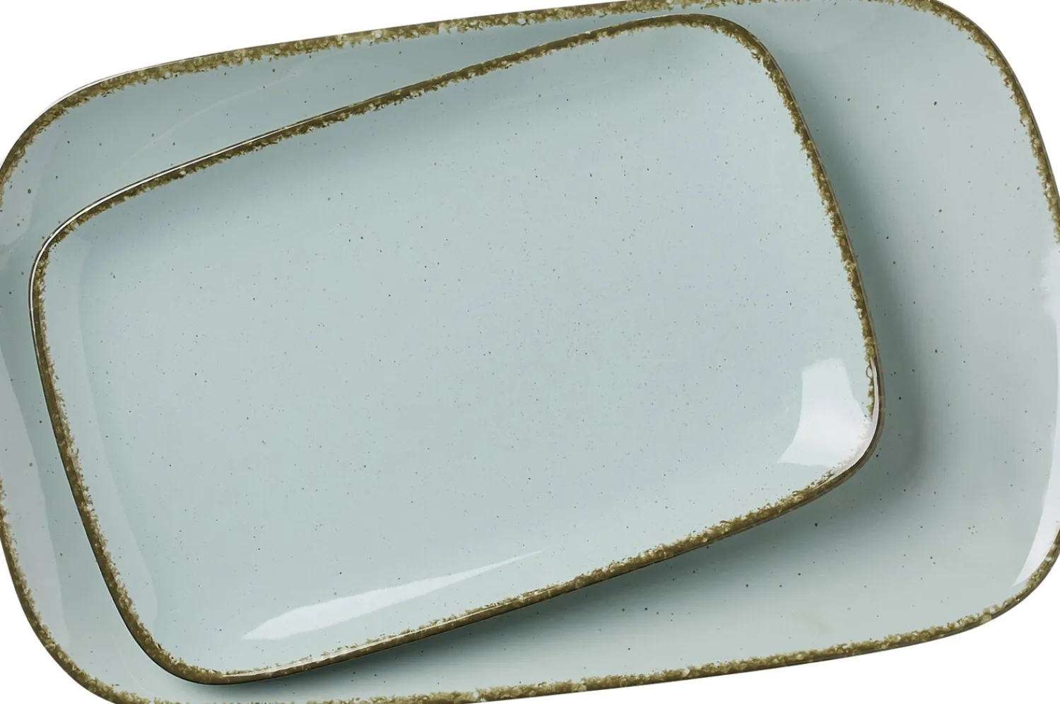 Sale Platten-Set Casa | 2-teilig | blau | rechteckig Platte