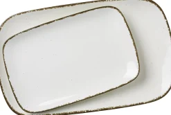 New Platten-Set Casa | 2-teilig | creme | rechteckig Platte