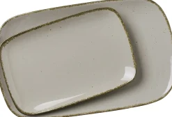 Hot Platten-Set Casa | 2-teilig | grau | rechteckig Platte