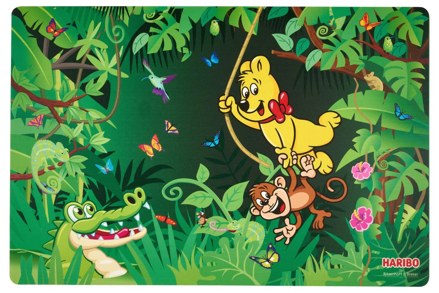 New Platzmatte HARIBO Jungle | 45 x 30 cm | grün Platzmatte