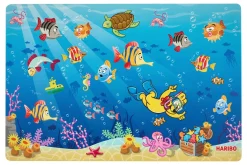 Hot Platzmatte HARIBO Seaworld | 45 x 30 cm | blau Platzmatte