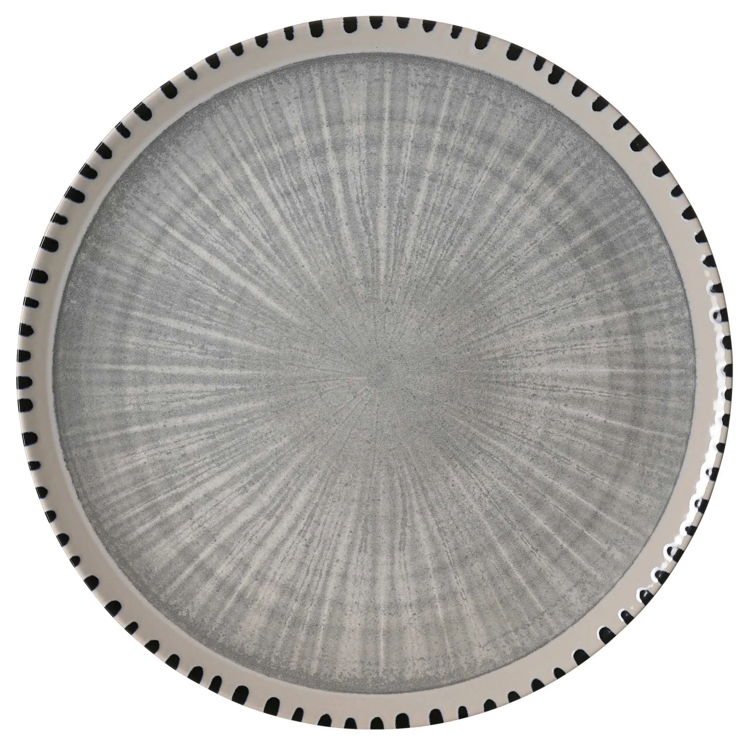Platzteller Natura | 32 cm | grau Teller