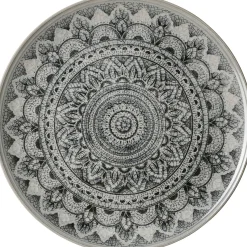 Clearance Platzteller Rimini Mandala Stone | 32 cm | grau Teller