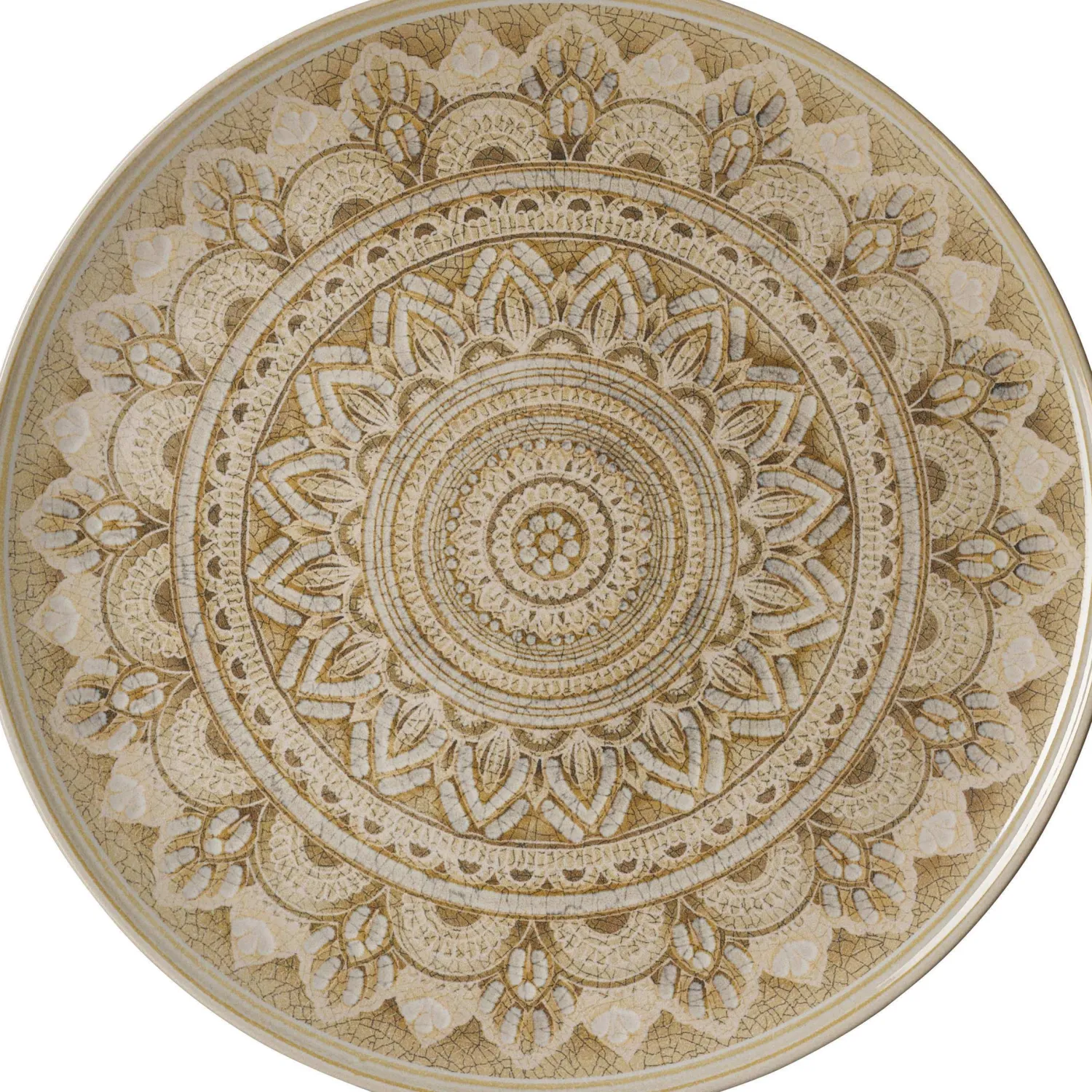 Best Platzteller Rimini Mandala Sand | 32 cm | beige Teller