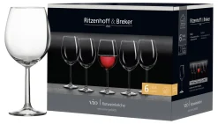 New Rotweingläser-Set Vio | 6-teilig | 430 ml Gläser-Set