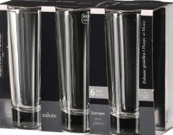 Best Schnapsgläser-Set Salute | 6-teilig | 65 ml Gläser-Set