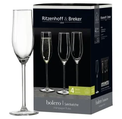 Best Sektgläser-Set Bolero | 4-teilig | 190 ml Gläser-Set