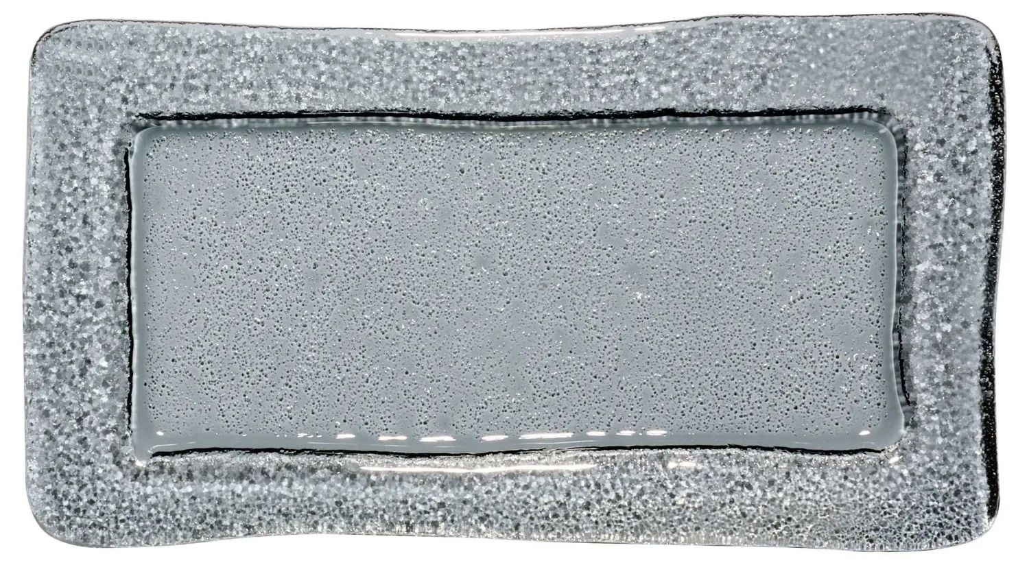 Sale Servierplatte Nox | 33 x 18 cm | smoke | rechteckig Platte