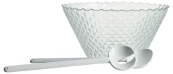 Online Servierschale Luisa | 25 x 25 x 12,5 cm | mit Besteck Schale