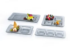 Online Servierschale Nox | 28 x 12 x 2 cm | smoke Schale