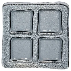 Outlet Servierschale Nox | 22,5 x 22,5 x 2 cm | smoke Schale