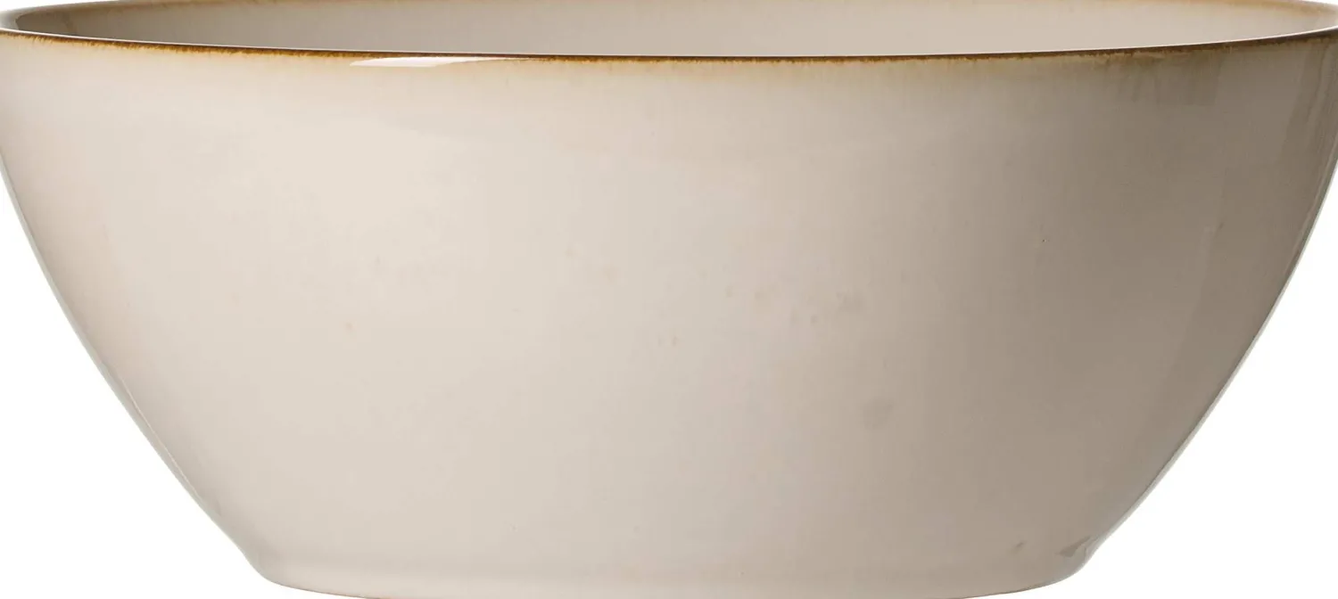 Servierschale Olivia | 23 x 23 x 9,5 cm | beige Schale