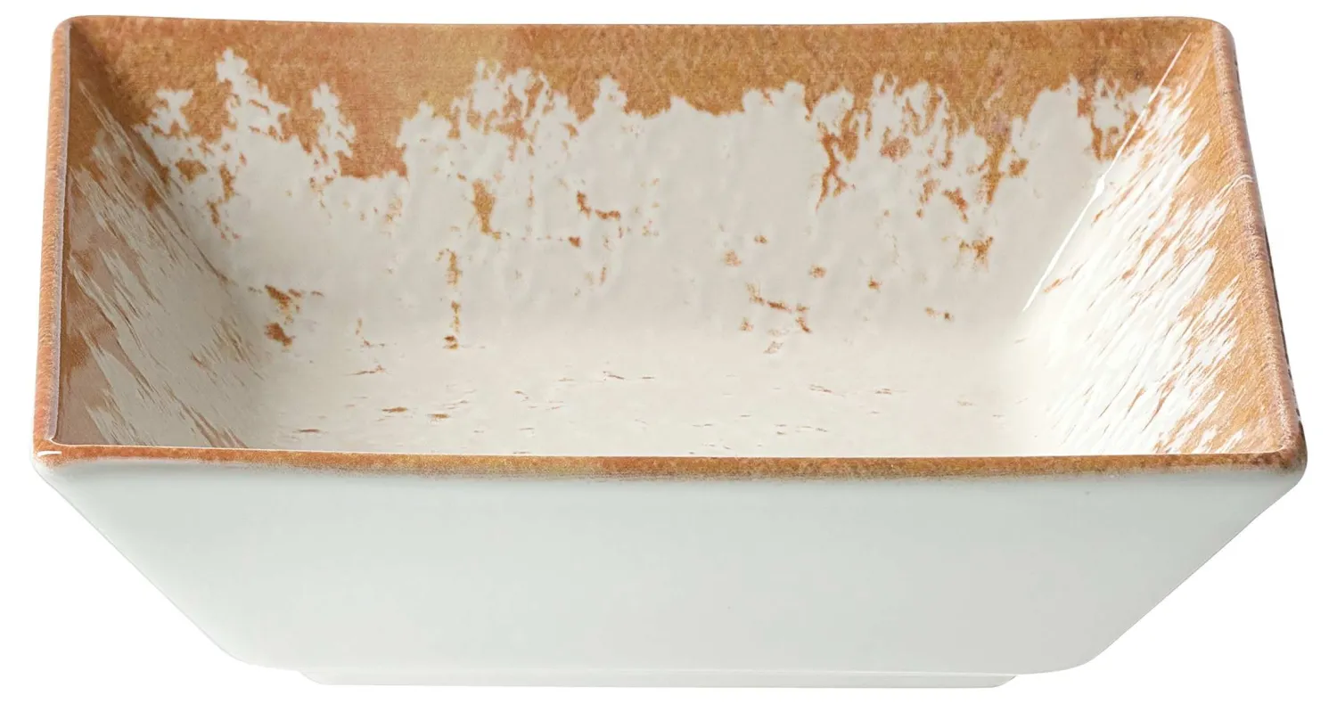 Best Servierschale Rusty | 17 x 17 x 5 cm | weiss Schale
