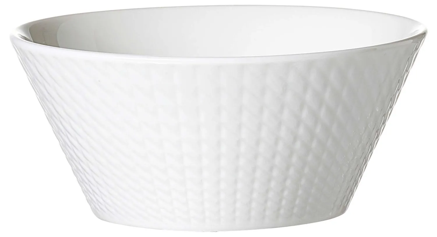 Servierschale Saphir | 16,5 x 16,5 x 7 cm | weiss Schale