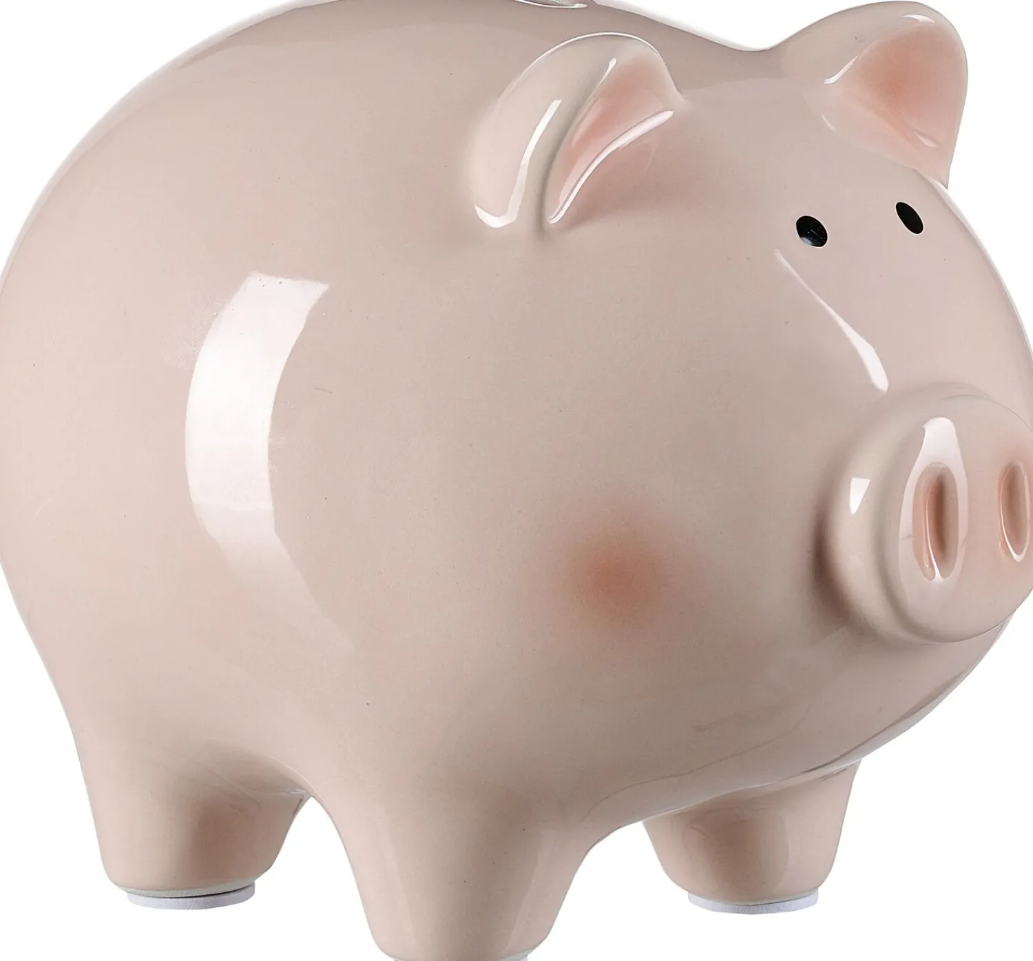 Clearance Sparschwein Piggy | 18,5 x 15,5 x 14,5 cm | rosa Spardose