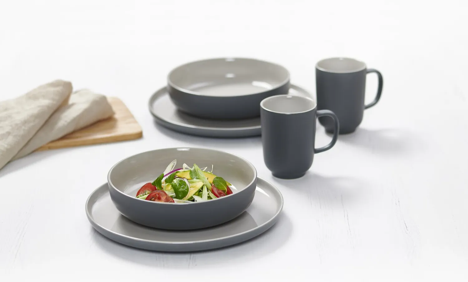 Best Speiseteller Jasper | 26 cm | grau Teller