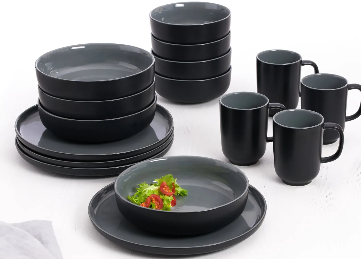Best Speiseteller Jasper | 26 cm | schwarz Teller