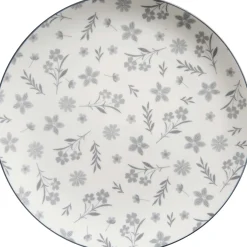 Sale Speiseteller Sendai Blume | 27 cm | grau Teller