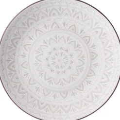 Hot Speiseteller Valencia Dekor | 26,5 cm | weiss Teller