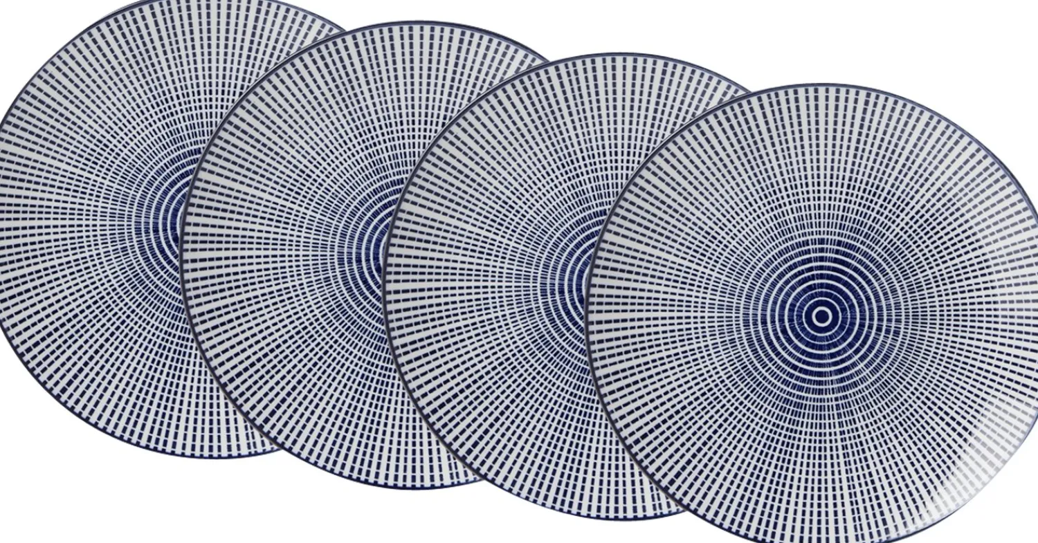 New Speiseteller-Set Royal Makoto | 4-teilig | blau Teller