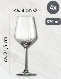 Clearance Stielgläser-Set Jive | 12-teilig Gläser-Set