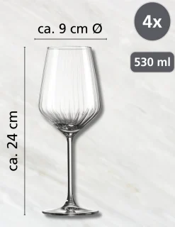 Clearance Stielgläser-Set Jive | 12-teilig Gläser-Set