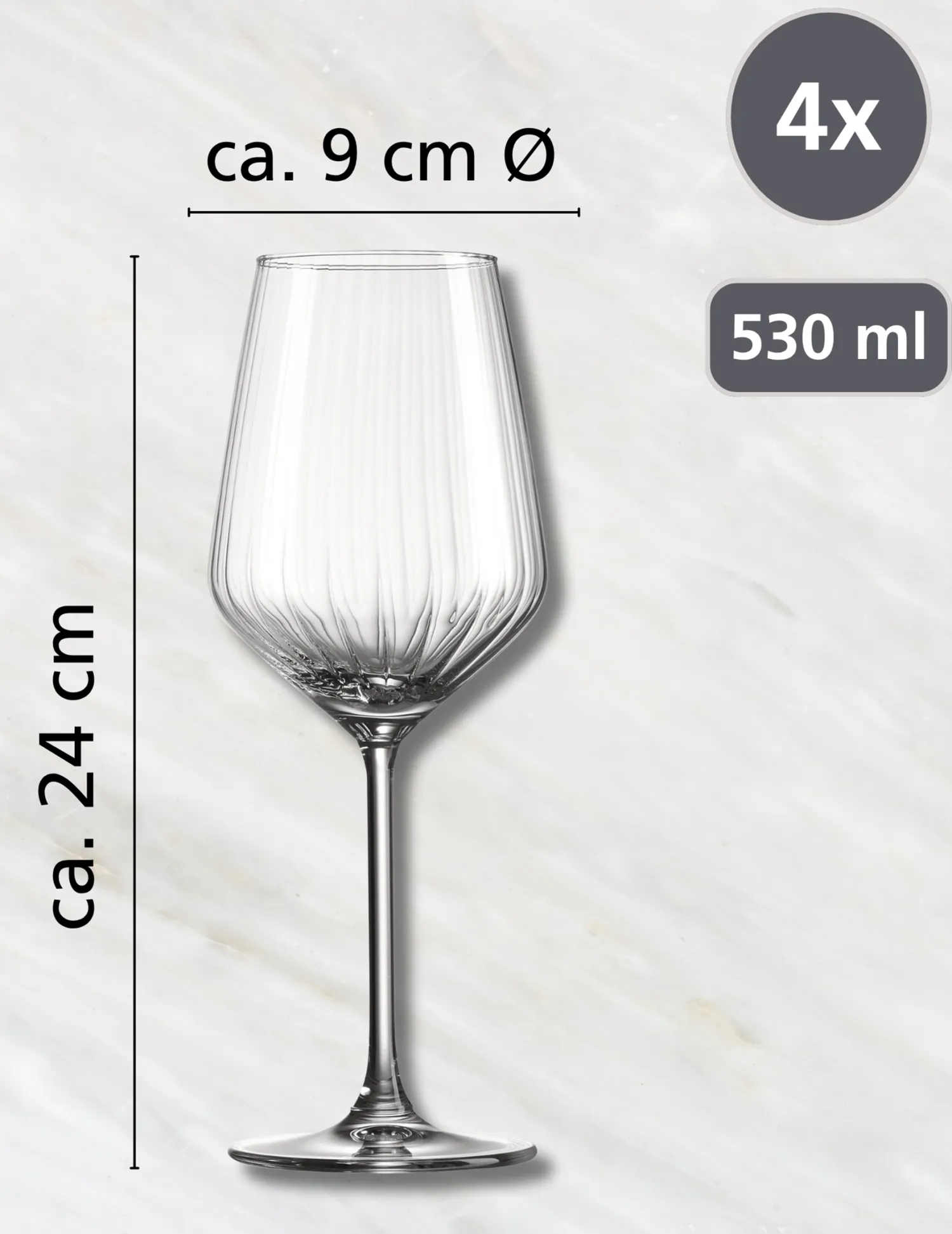Clearance Stielgläser-Set Jive | 12-teilig Gläser-Set