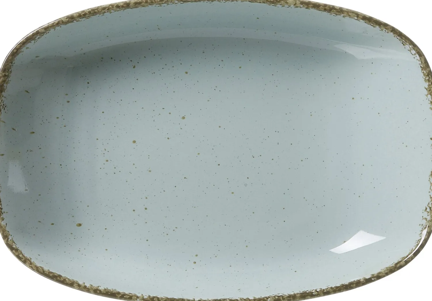 Outlet Suppenteller Casa | 23,5 x 16 cm | blau | oval Teller