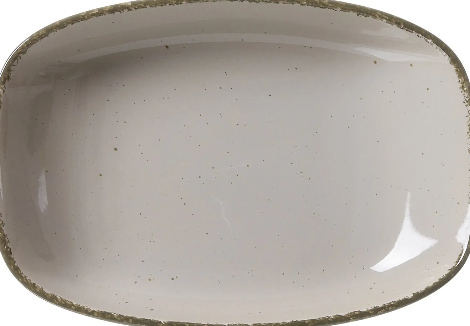 Clearance Suppenteller Casa | 23,5 x 16 cm | grau | oval Teller