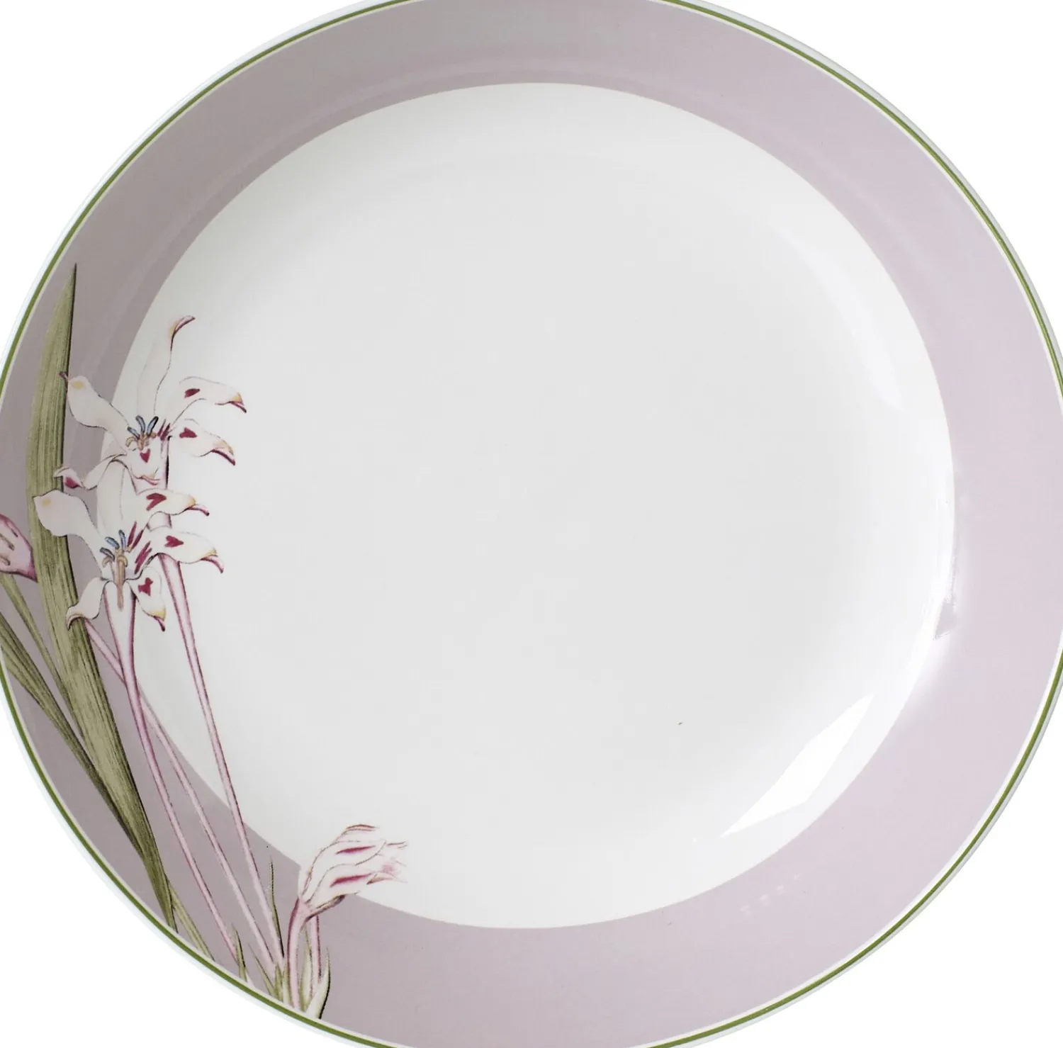 New Suppenteller Flora Blüte Gris | 20 cm | grau Teller