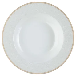 Suppenteller Geo | 21,5 cm | weiss Teller