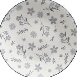 Clearance Suppenteller Sendai Blume | 20 cm | grau Teller