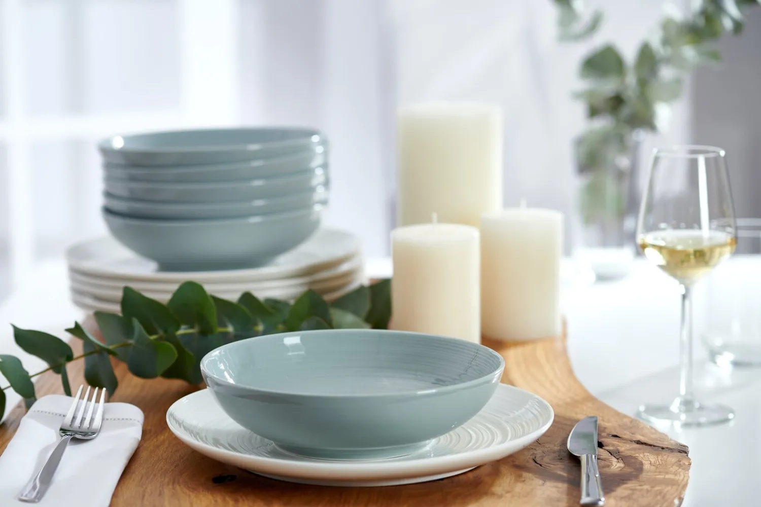 Hot Suppenteller Suomi | 20 cm | graublau Teller